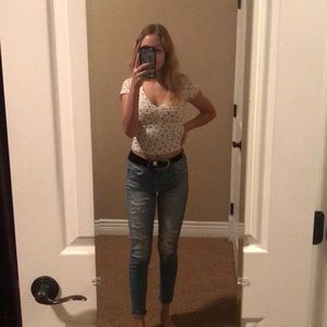 American Eagle ripped jeans